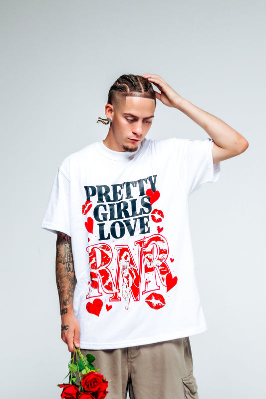 PRETTY GIRLS TEE (White)