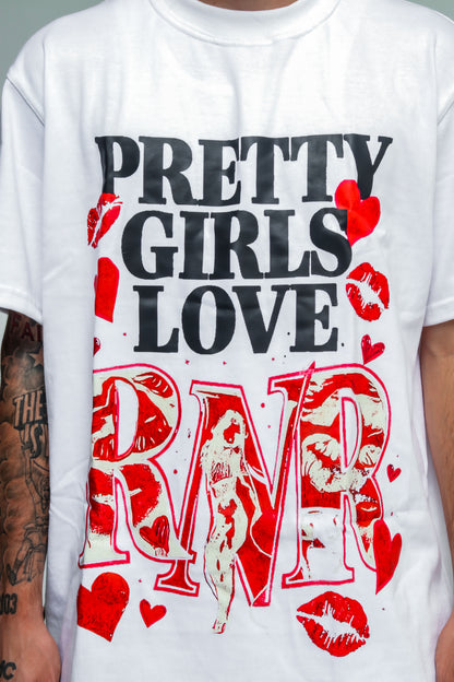 PRETTY GIRLS TEE (White)