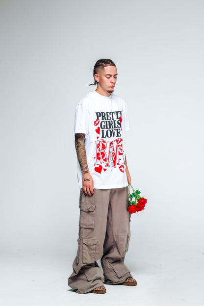 PRETTY GIRLS TEE (White)